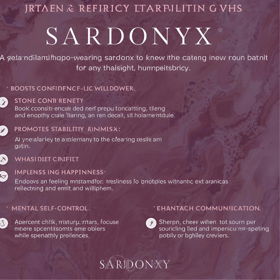 What Are The Benefits Of Wearing Sardonyx